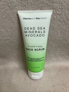 Vitamins and Sea Beauty Dead Sea Minerals Avocado Purifying Face Scrub